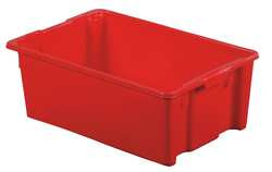 LEWIS BINS SN2818-10 Red D6938 STACK AND NEST BIN 28-1/2 IN L RED