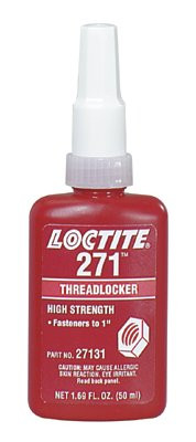 LOCTITE 27131 THREADLOCKER 271 50ML BOTTLE RED