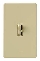 LUTRON AYF-103P-IV LIGHTING DIMMER,TOGGLE,FLUORESCENT,IVORY