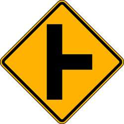 LYLE W2-2-24HA TRAFFIC SIGN 24 X 24IN BK/YEL SYM MUTCD
