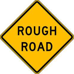 LYLE W8-8-24HA TRAFFIC SIGN 24 X 24IN BK/YEL RGH ROAD