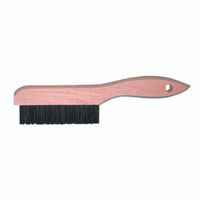 MAGNOLIA BRUSH 4-SB SHOE HANDLE BRASS WIREBRUSH