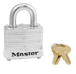 MASTER LOCK 3KAS12WHT MASTER LOCK® 3KAS12WHT LAMINATED ST