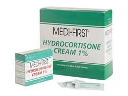 MEDI-FIRST 21135 MF HYDRO CREAM 1% .9GM 144/BX