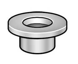 MICRO PLASTICS 24SW0002-4DCE5 SHOULDER WASHER NYL #2 PK40