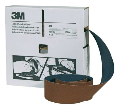 3M ABRASIVE 051115-19815 3M UTILITY CLOTH ROLL 314D 2" X 50YD 320