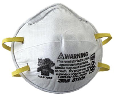 3M SAFETY OH/ESD 8110S N95 PARTICULATE RESPIRATOR