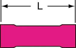 3M MVU18PCK BUTT SPLICE CONNECTOR,22-18 AWG,PK1000