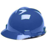 MSA SAFETY WORKS 463943 MSA STAZ-ON CAPS,ADJUSTABLE STRAPS, BLUE