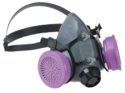 NORTH SAFETY PRODUCTS 550030M 5500 SERIES LOW MAINTENANCE HALF MASK RE