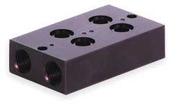 NUMATICS 241-148 MANIFOLD BLOCK 2 STATIONS 1/4 NPT