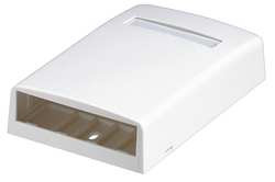 PANDUIT CORPORATION CBX4WH-AY MINI COM SURFACE MOUNT BOX 4PT WHT MOQ10