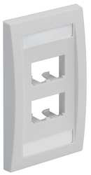 PANDUIT CORPORATION CFPE4WHY FACEPLATE 4PT SGL GANG WHT