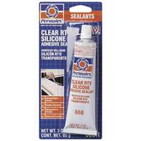 PERMATEX 80050 RTV SILICONE SEALANT 3 OZ TUBE CLEAR
