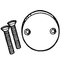 PLUMB PAK PP826-11BN FACEPLATE BATH DRAIN BR NICKEL