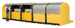 ULTRA-TECH 1168 SPILL PALLET SYSTEM 5 IBC OUTDOOR