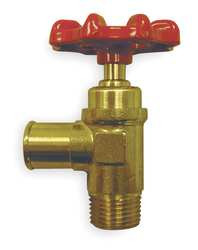 ANDERSON METAL CORP 1433 DRAIN COCK,BRASS,MNPT X HOSE,3/8 IN