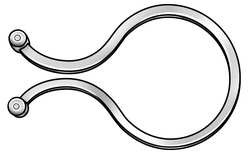 MICRO PLASTICS 1ENW8 TWIST LOCK NYLON 1/8 IN PK 50