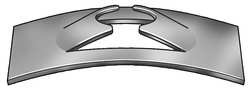 KANEBRIDGE CORPORATION 1LAR8 SPRING NUT FLAT 8-32 STEEL PK 100