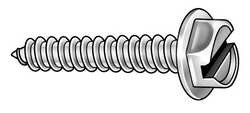 HILLMAN GROUP 1MB78 METAL SCREW HEX #10 1 3/4 L PK 100