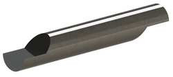 MICRO 100 RS-375-1 BLANK, D 3/8, SPLIT L 1/2 IN, OAL 2.5 IN