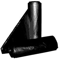 ALUF PLASTICS RL-3858H BLACK CAN LINER 1M 60G