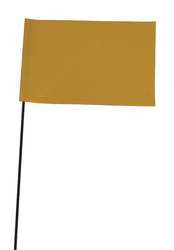 BLACKBURN MFG COMPANY, INC. 3JUT3 MARKING FLAG YELLOW BLANK VINYL PK100