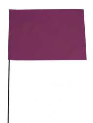 BLACKBURN MFG COMPANY, INC. 3LVF6 MARKING FLAG PURPLE BLANK VINYL PK100