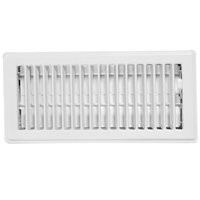 IMPERIAL MANUFACTURING RG3296 FLOOR REGISTER WHITE 4X8