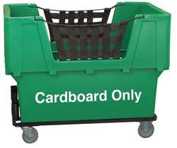 UNITED VISUAL PRODUCTS 4HTG6 F0178 MATL HANDLING CART CARDBOARD ONLY 