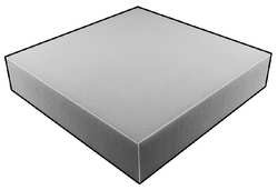 CLARK FOAM PRODUCTS CORPORATION 5GCY8 FOAM SHEET 80280 POLY NATURAL 4X24X24