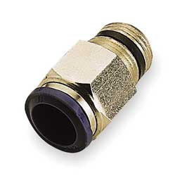 ALPHA FITTINGS 6MN02 MALE CONNECT 1/4 IN TUBE/MNPT BRASS PK10
