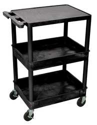 EBSCO INDUSTRIES INC. DBA LUXOR STC211-13W636 D5671 UTILITY CART 300 LB LOAD CAP. PE