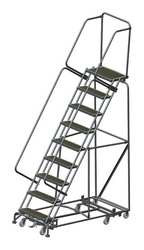 BALLYMORE WA-AD-093214R LOCKSTEP ROLLING LADDER,STEEL,90 IN.H