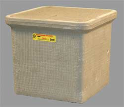 QUAZITE PC1212Z80117 UNDERGROUND ENCLOSURE,8000 LB.,12"L,12"H