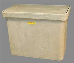 QUAZITE PG1730Z80709 ENCL ASSY BLANK 28.5X15.5X22 TR8