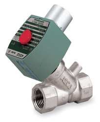 RED HAT EF8210G073 SOLENOID VALVE 2/2 3/8 IN NC 120V BRASS