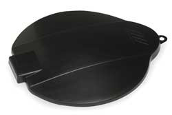 VIKAN 56879 PAIL LID BLACK POLYPROPYLENE