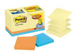 3M OFFICE SUPPLIES (OFSD) R330-14-4B NOTE,3"X3",POP-UP,VALUE,PK18