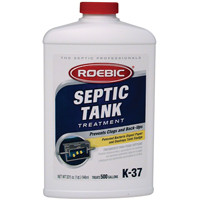 ROEBIC LABORATORIES K-37H SEPTIC TANK TREATMENT 1/2GAL