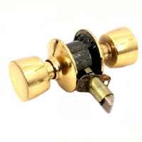 SCHLAGE F10VBEL605 BELL PASSAGE BRIGHT BRASS
