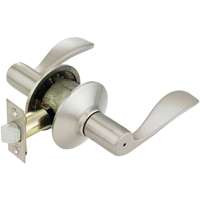 SCHLAGE F40 ACC 619 ACCENT PRIVACY LEVER STN NICKL