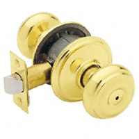 SCHLAGE F40VGEO605 GEORGIAN PRIVACY BRIGHT BRASS