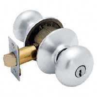 SCHLAGE F51A NPLY626KA4 PLYMOUTH ENTRY K4 SATIN CHROME