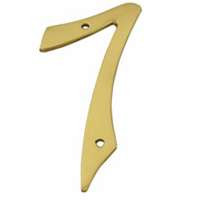 SCHLAGE SC2-3076-605 #7 4IN #7 TRADITION HOUSE NUMBER