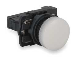 SCHNEIDER ELECTRIC XB5AV61 PILOT LIGHT COMPLETE 22MM WHITE