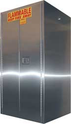 SECURALL A160-SS STAINLESS STEEL FLAMMABLE STORAGE CABINE