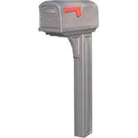 SOLAR GROUP CL10000M MAILBOX & POST C1 MOCHA PLASTC