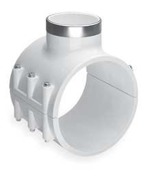 SPEARS 466E-420 SADDLE CLAMP PIPE 4 IN OUTLET 2 IN