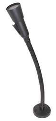 SPECO TECHNOLOGIES MGS1 GOOSENECK MICROPHONE,BLACK,SZ 16 1/4 IN